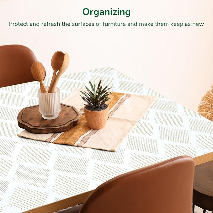 Drawer and Shelf Liner for Kitchen 17.5in x20FT, Non-Slip Non-Adhesive Cabinet Liners for Cupboard, Dresser, Shelves, Tool Box, Pantry, Thickened Easy Install, Strong Grip, Yellow&White