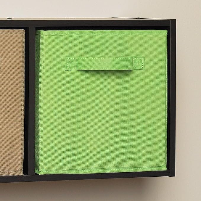 ClosetMaid 18654 Cubeicals Fabric Drawer, Green, 2-Pack