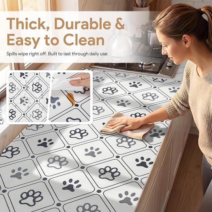 Shelf and Drawer Liner for Kitchen Cabinets 12'' X 120'' Non Adhesive Shelf Paper Strong Grip Anti Slip Cabinet Liners for Shelves, Oil-Proof Waterproof Cupboard Liner