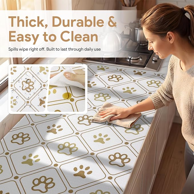 Shelf and Drawer Liner for Kitchen Cabinets 5Rolls*17.7'' X 96'' Non Adhesive Shelf Paper Strong Grip Anti Slip Cabinet Liners for Shelves, Oil-Proof Waterproof Cupboard Liner