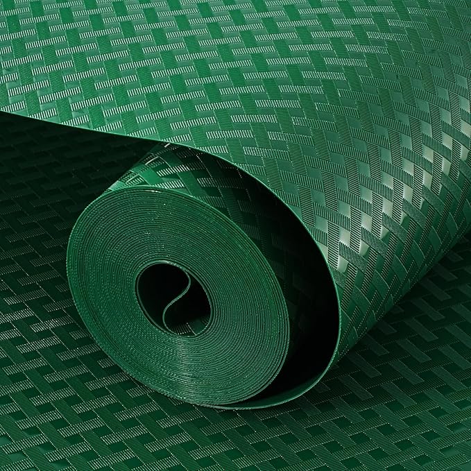 Shelf and Drawer Liner for Kitchen Cabinet, Non-Adhesive 12in x 360in Waterproof Contact Paper Refrigerator Liners Thickened Durable EVA Material Non Slip Mat for Dresser Cupboard Pantry Protector