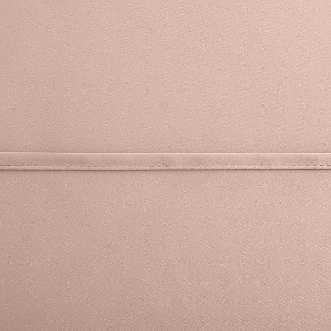 KOUFALL Blush Pink Blackout Curtains for Bedroom Girls Short Small Window Curtains for Girls Room Bathroom 34 x 24 Inch Length
