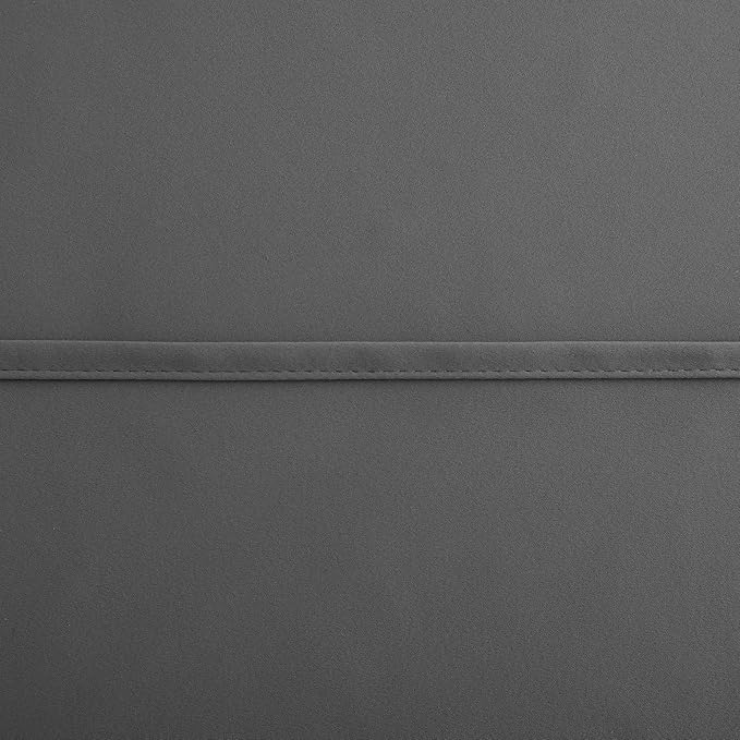 KOUFALL Small Window Blinds for Bathroom Kitchen,Blackout Keep Heat Black Out Window Coverings Heat Blocking Curtains for Bedroom,24 Inch Length Dark Gray